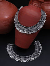 Traditional Ghungroo Oxidised Anklet/ Payal Pair