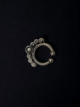 German Silver Brass Base Septum Nose Pin for Women and Girls