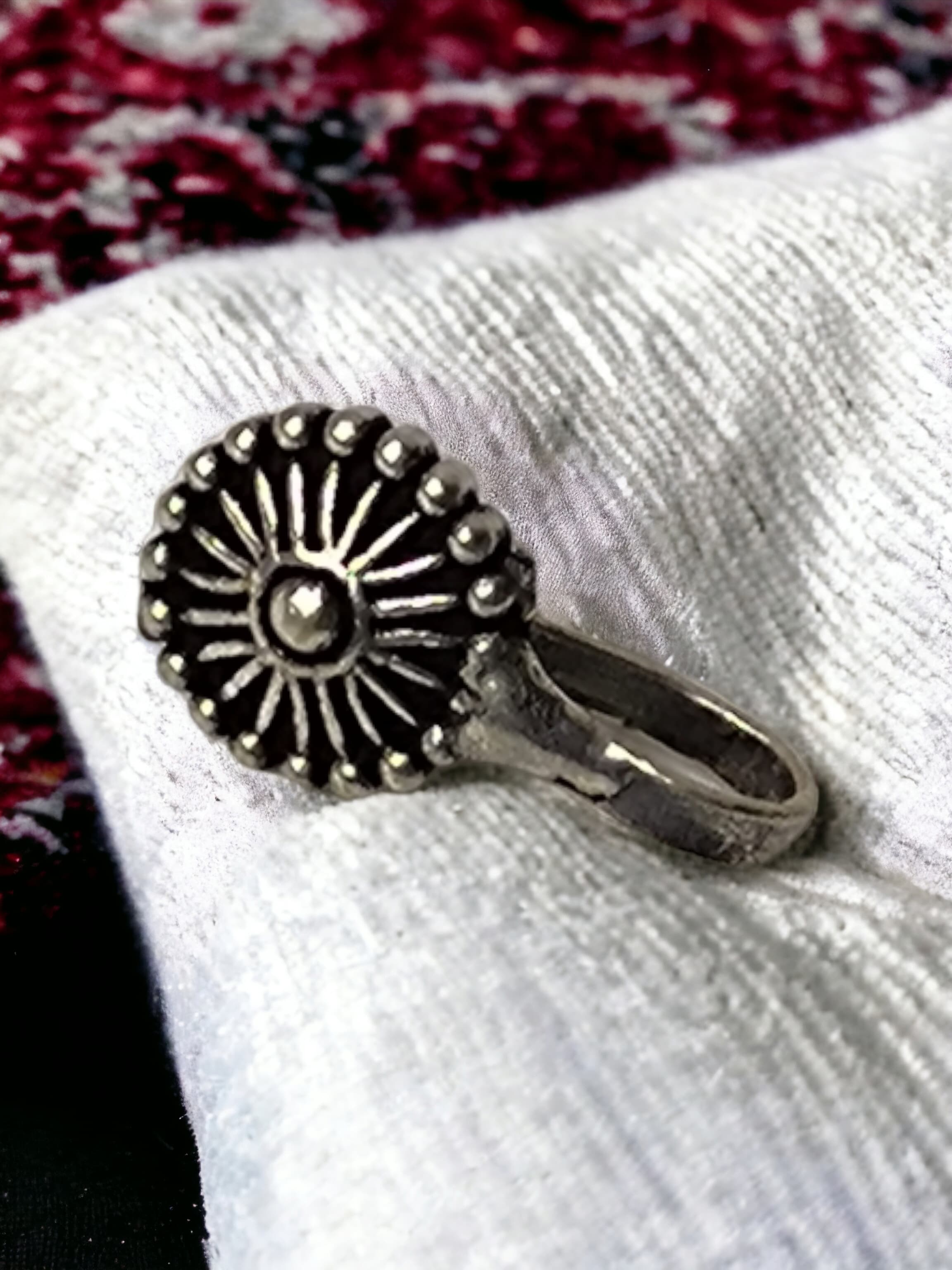 German Silver Brass Base Clip On Nose Pin for Women and Girls